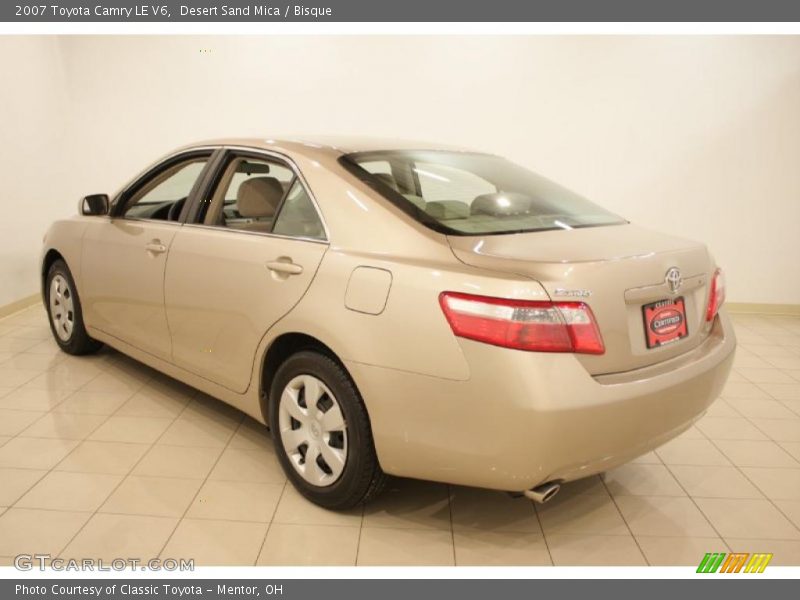 Desert Sand Mica / Bisque 2007 Toyota Camry LE V6