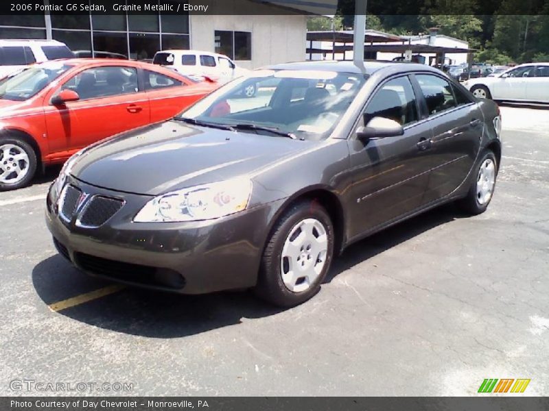 Granite Metallic / Ebony 2006 Pontiac G6 Sedan