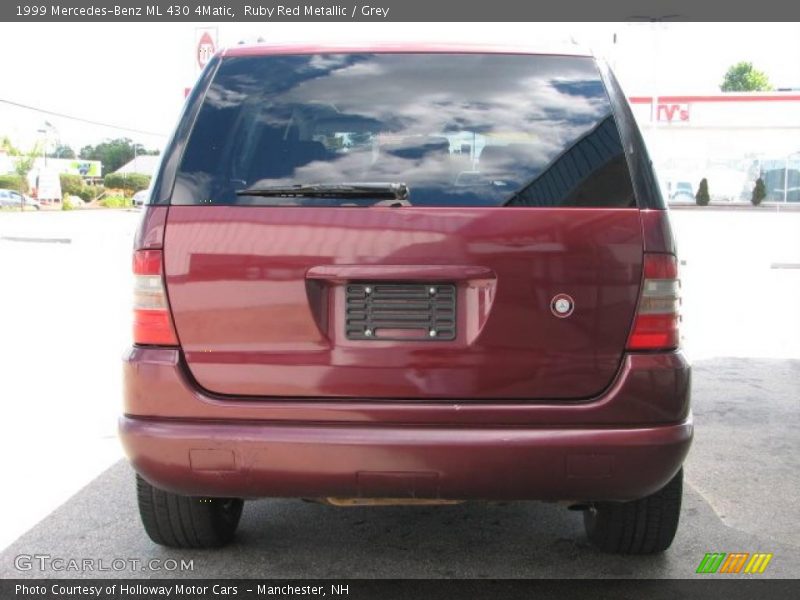 Ruby Red Metallic / Grey 1999 Mercedes-Benz ML 430 4Matic