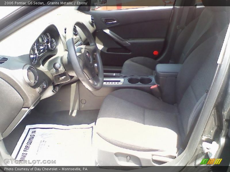 Granite Metallic / Ebony 2006 Pontiac G6 Sedan