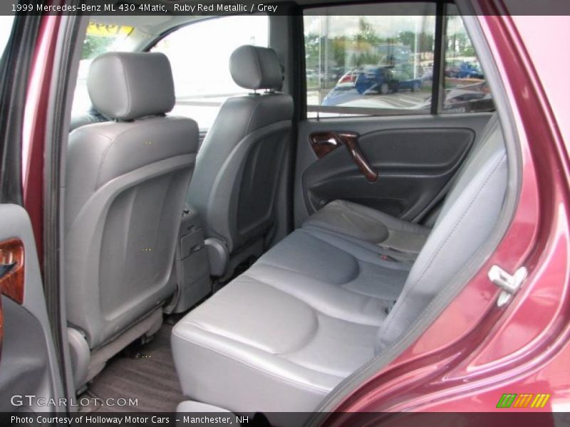 Ruby Red Metallic / Grey 1999 Mercedes-Benz ML 430 4Matic