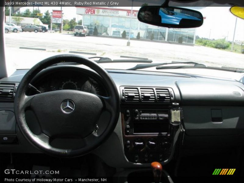 Ruby Red Metallic / Grey 1999 Mercedes-Benz ML 430 4Matic