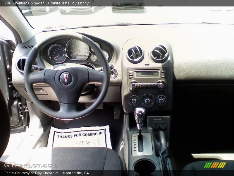Granite Metallic / Ebony 2006 Pontiac G6 Sedan