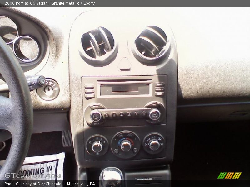 Granite Metallic / Ebony 2006 Pontiac G6 Sedan