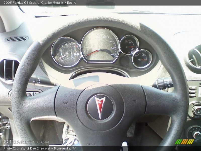Granite Metallic / Ebony 2006 Pontiac G6 Sedan