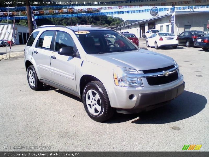 Galaxy Silver Metallic / Light Gray 2006 Chevrolet Equinox LS AWD