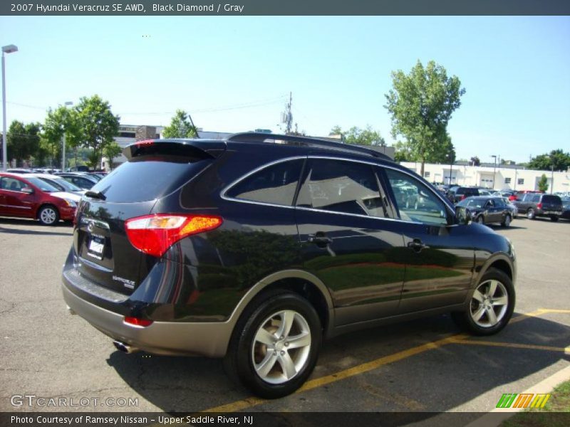 Black Diamond / Gray 2007 Hyundai Veracruz SE AWD