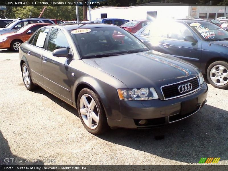 Dolphin Grey Metallic / Ebony 2005 Audi A4 1.8T Sedan