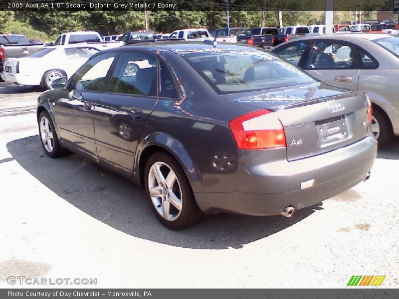 Dolphin Grey Metallic / Ebony 2005 Audi A4 1.8T Sedan