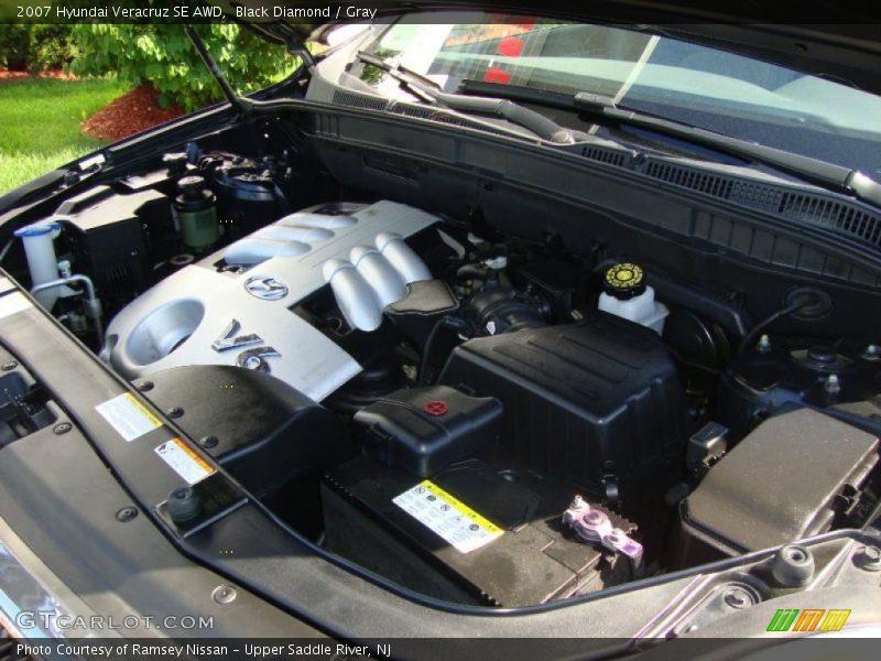 Black Diamond / Gray 2007 Hyundai Veracruz SE AWD