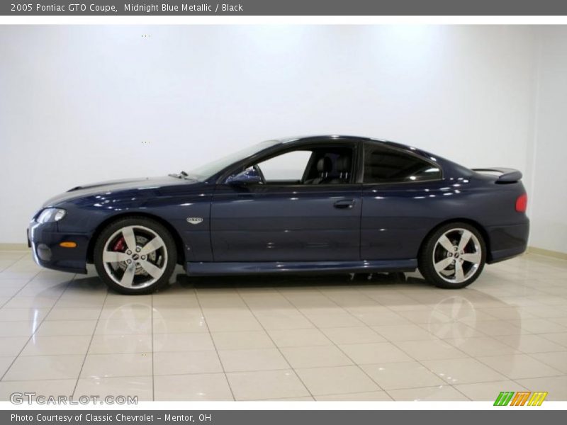 Midnight Blue Metallic / Black 2005 Pontiac GTO Coupe