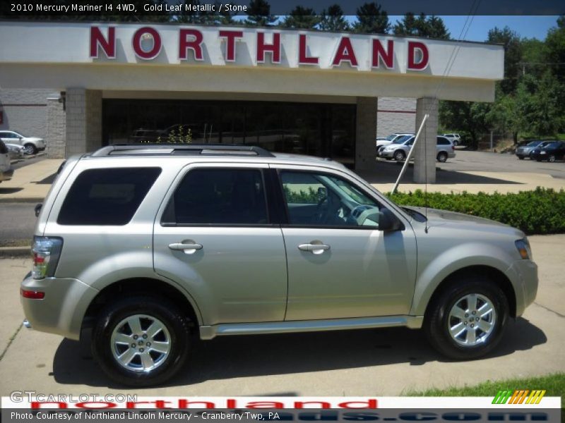 Gold Leaf Metallic / Stone 2010 Mercury Mariner I4 4WD