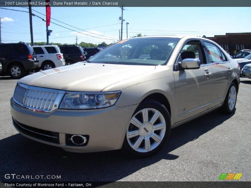 Dune Pearl Metallic / Dark Charcoal 2007 Lincoln MKZ Sedan