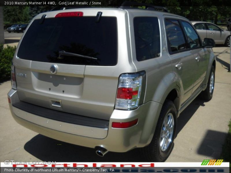 Gold Leaf Metallic / Stone 2010 Mercury Mariner I4 4WD