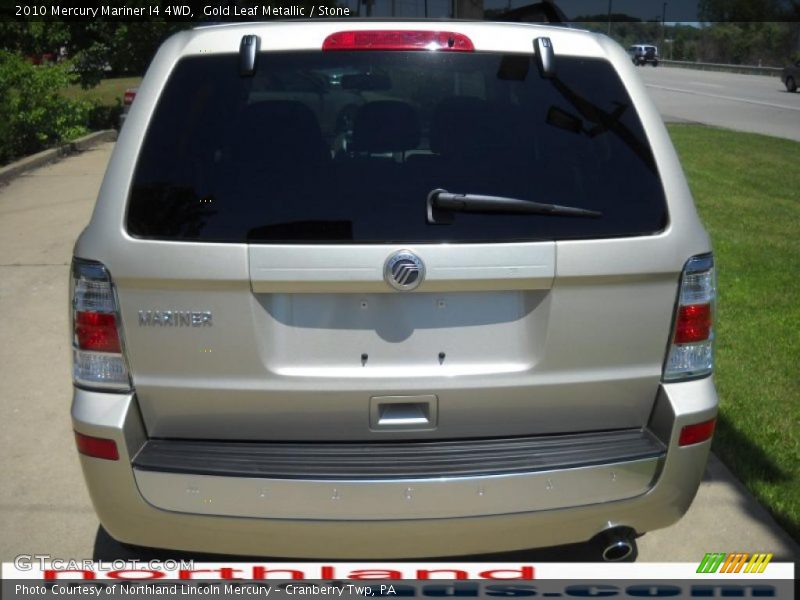 Gold Leaf Metallic / Stone 2010 Mercury Mariner I4 4WD