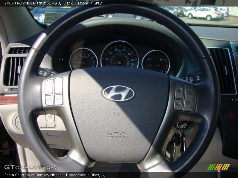 Black Diamond / Gray 2007 Hyundai Veracruz SE AWD