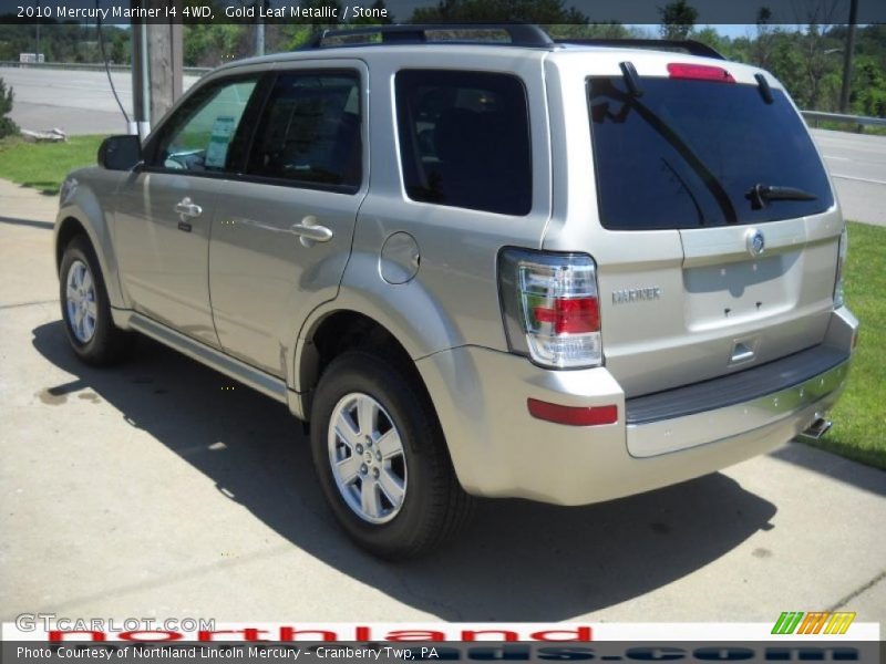 Gold Leaf Metallic / Stone 2010 Mercury Mariner I4 4WD