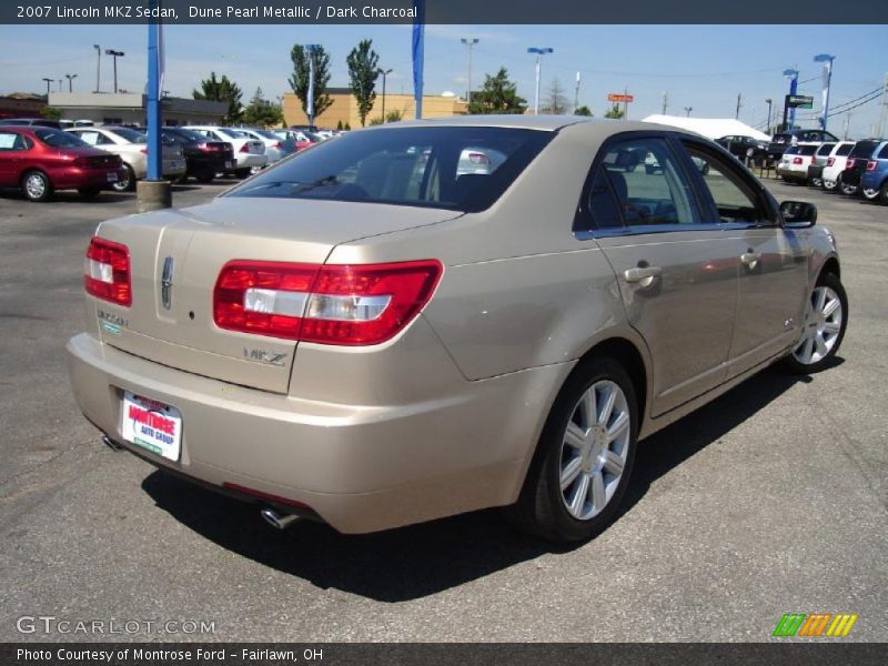 Dune Pearl Metallic / Dark Charcoal 2007 Lincoln MKZ Sedan