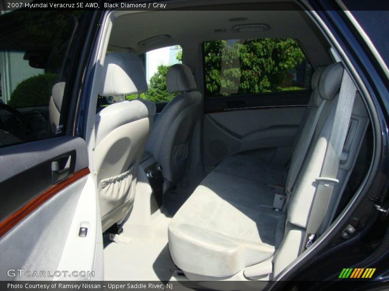 Black Diamond / Gray 2007 Hyundai Veracruz SE AWD