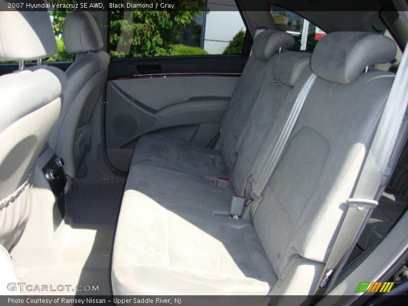 Black Diamond / Gray 2007 Hyundai Veracruz SE AWD