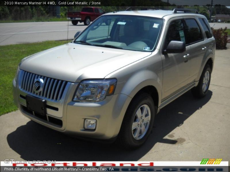 Gold Leaf Metallic / Stone 2010 Mercury Mariner I4 4WD