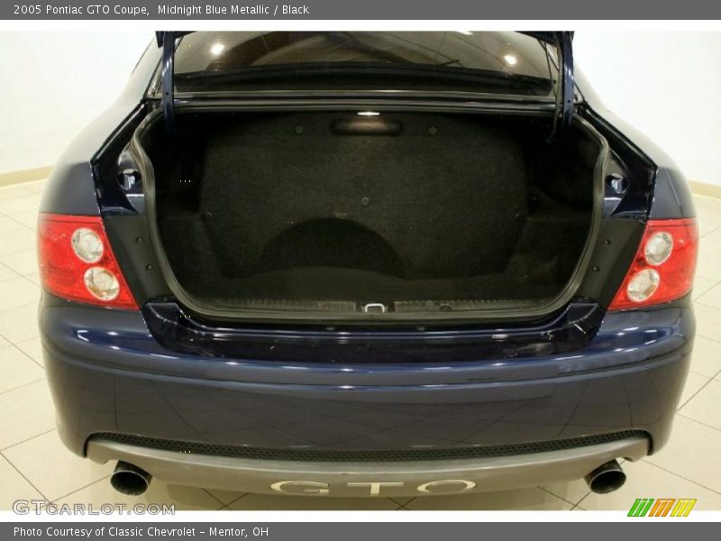 Midnight Blue Metallic / Black 2005 Pontiac GTO Coupe