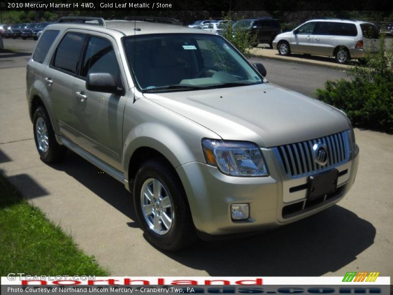 Gold Leaf Metallic / Stone 2010 Mercury Mariner I4 4WD