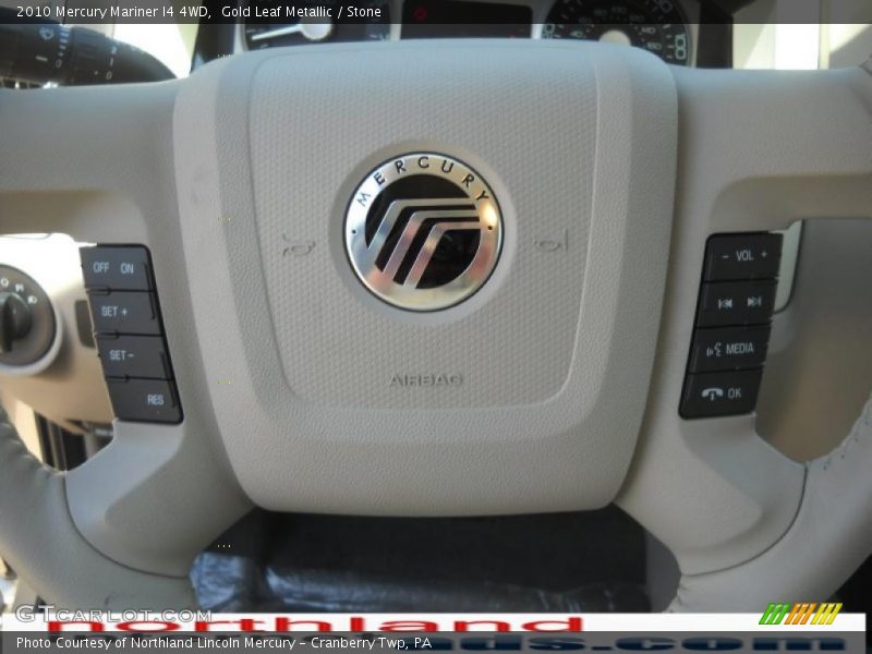 Gold Leaf Metallic / Stone 2010 Mercury Mariner I4 4WD