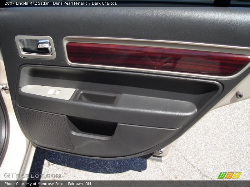 Dune Pearl Metallic / Dark Charcoal 2007 Lincoln MKZ Sedan