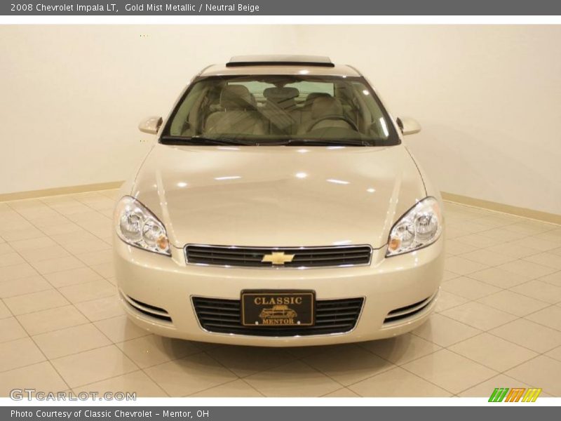 Gold Mist Metallic / Neutral Beige 2008 Chevrolet Impala LT