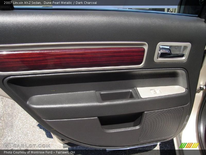 Dune Pearl Metallic / Dark Charcoal 2007 Lincoln MKZ Sedan