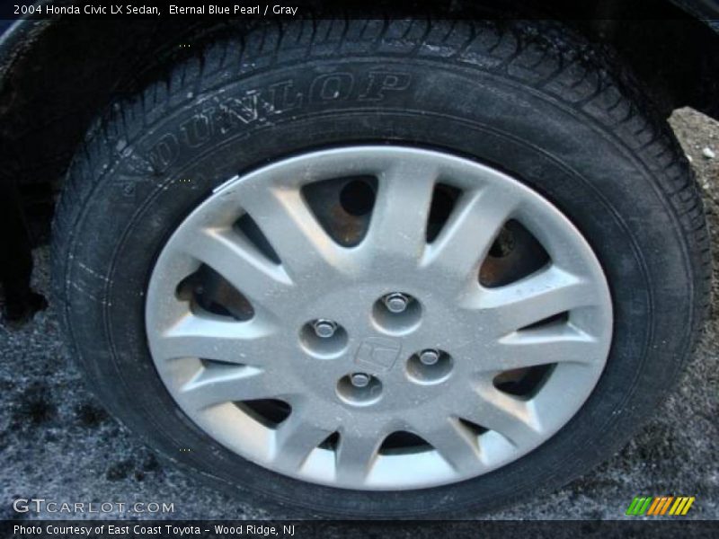 Eternal Blue Pearl / Gray 2004 Honda Civic LX Sedan