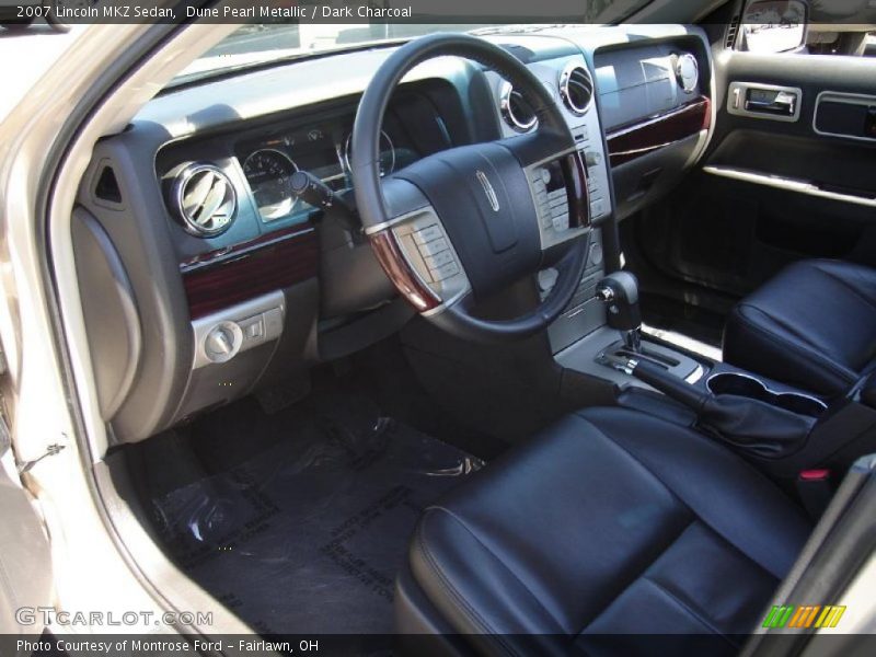 Dune Pearl Metallic / Dark Charcoal 2007 Lincoln MKZ Sedan