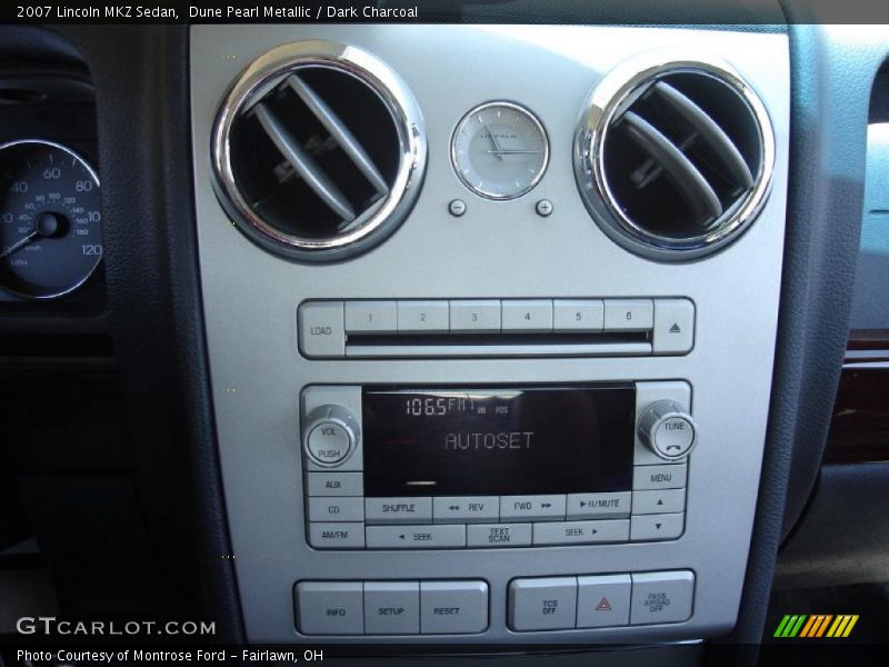 Dune Pearl Metallic / Dark Charcoal 2007 Lincoln MKZ Sedan