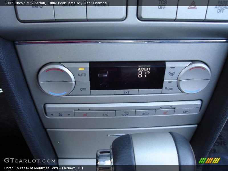 Dune Pearl Metallic / Dark Charcoal 2007 Lincoln MKZ Sedan