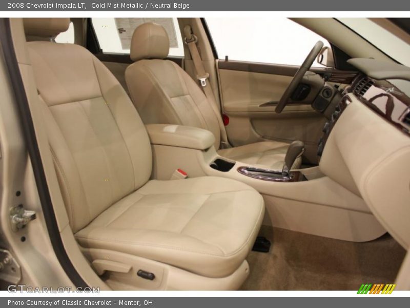 Gold Mist Metallic / Neutral Beige 2008 Chevrolet Impala LT