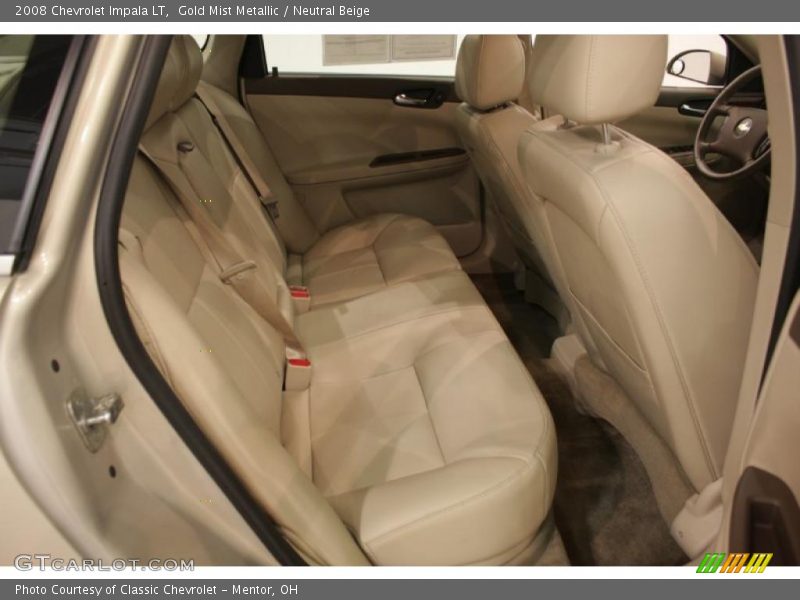 Gold Mist Metallic / Neutral Beige 2008 Chevrolet Impala LT