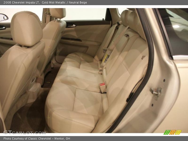 Gold Mist Metallic / Neutral Beige 2008 Chevrolet Impala LT