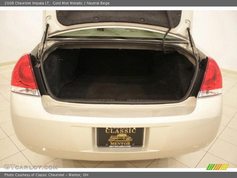 Gold Mist Metallic / Neutral Beige 2008 Chevrolet Impala LT