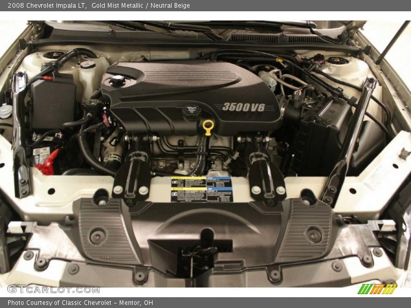 Gold Mist Metallic / Neutral Beige 2008 Chevrolet Impala LT