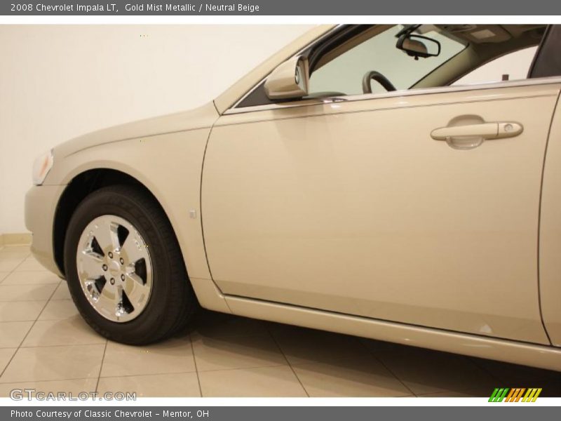 Gold Mist Metallic / Neutral Beige 2008 Chevrolet Impala LT
