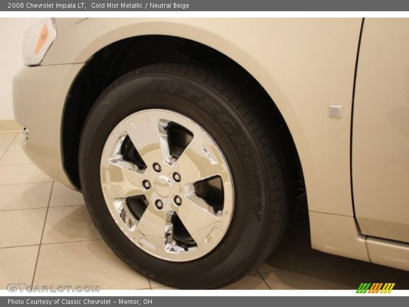 Gold Mist Metallic / Neutral Beige 2008 Chevrolet Impala LT