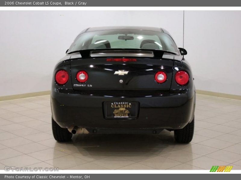 Black / Gray 2006 Chevrolet Cobalt LS Coupe
