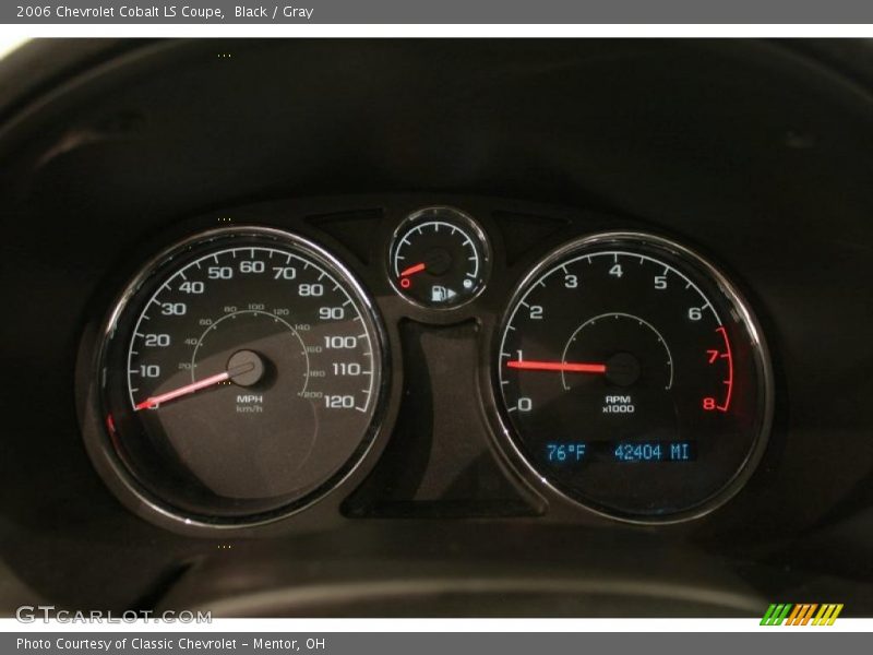 Black / Gray 2006 Chevrolet Cobalt LS Coupe