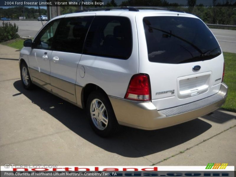 Vibrant White / Pebble Beige 2004 Ford Freestar Limited