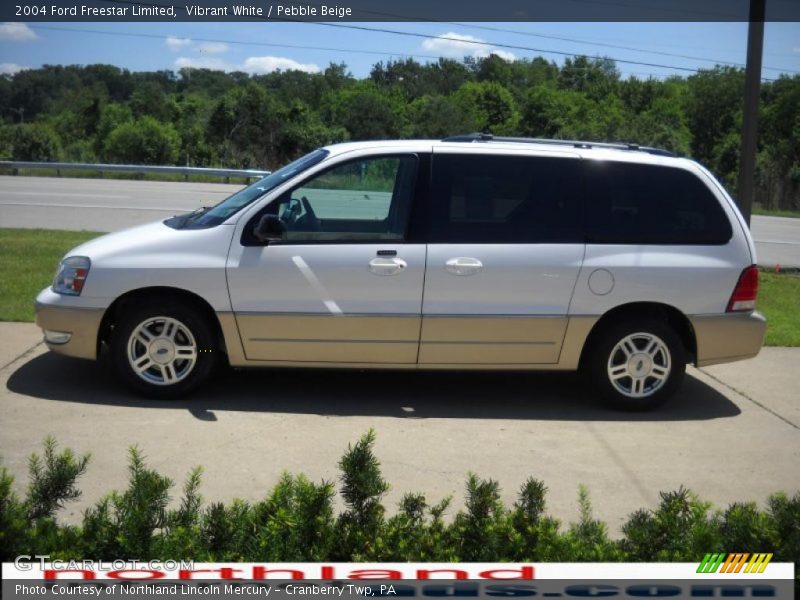 Vibrant White / Pebble Beige 2004 Ford Freestar Limited