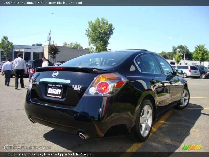 Super Black / Charcoal 2007 Nissan Altima 3.5 SE