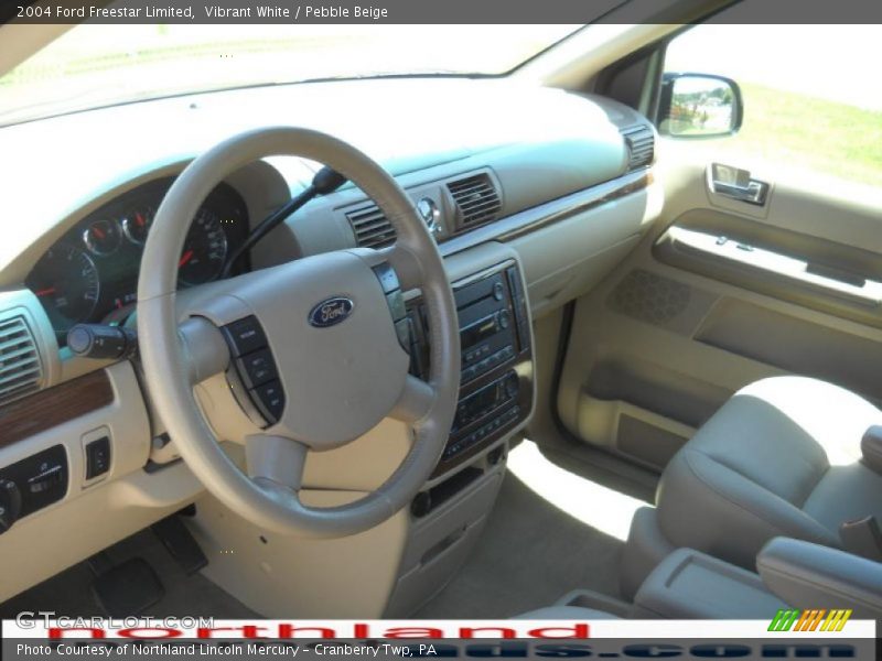 Vibrant White / Pebble Beige 2004 Ford Freestar Limited