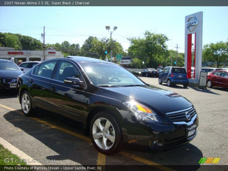 Super Black / Charcoal 2007 Nissan Altima 3.5 SE