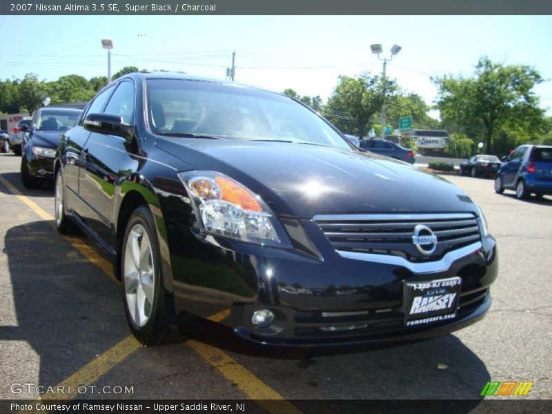 Super Black / Charcoal 2007 Nissan Altima 3.5 SE